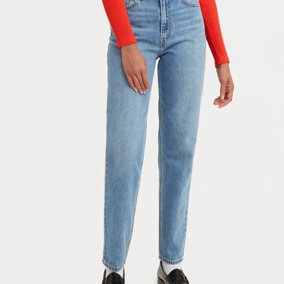 Levi’s 80s Mom Jeans – High Rise Vintage Fit, Washed Blue, Size 25 - Picture 1 of 10